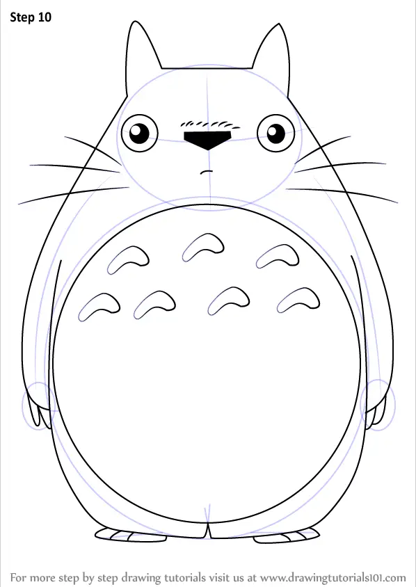 Learn How to Draw Totoro from My Neighbor Totoro (My Neighbor ...