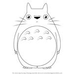 How to Draw Totoro from My Neighbor Totoro