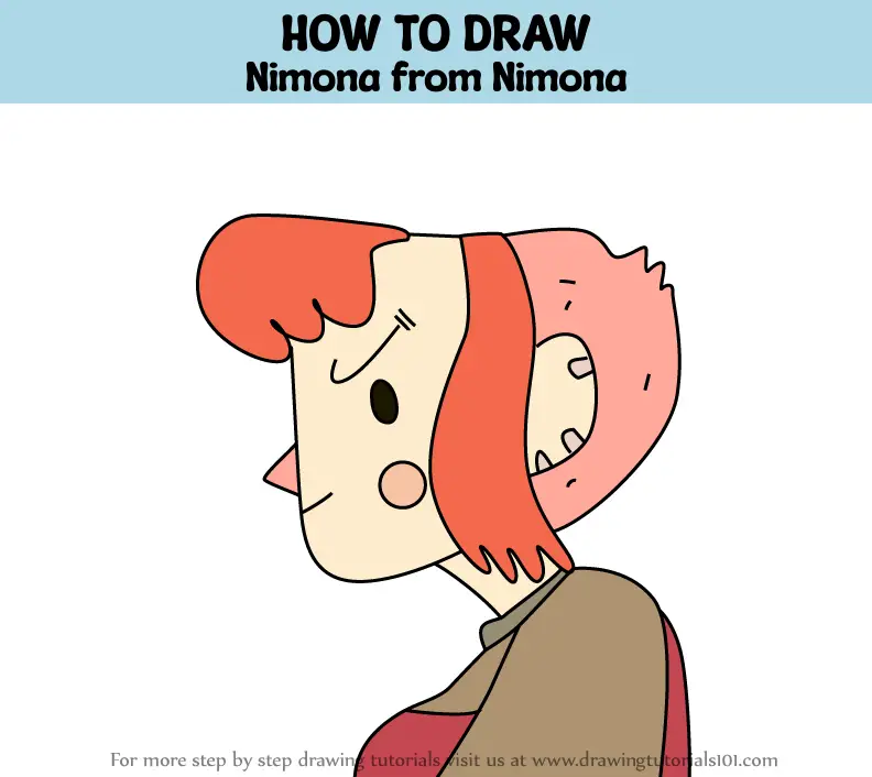 How to Draw Nimona from Nimona (Nimona) Step by Step