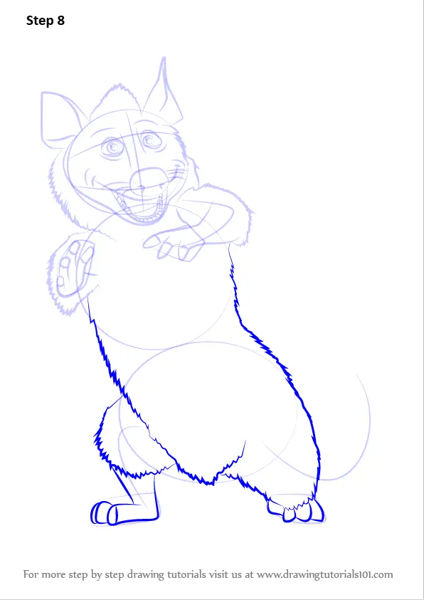 Learn How to Draw Ozzie from Over the Hedge (Over the Hedge) Step by