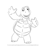 How to Draw Verne from Over the Hedge