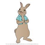 How to Draw Cottontail Rabbit from Peter Rabbit