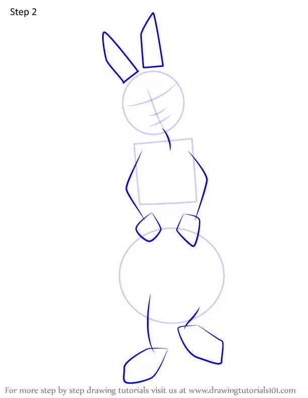 How To Draw Mopsy Rabbit From Peter Rabbit (peter Rabbit) Step By Step 