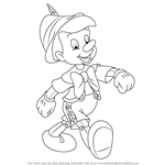 How to Draw Pinocchio