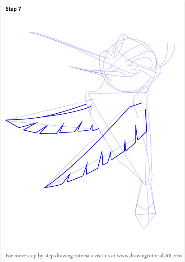 How to Draw Flit from Pocahontas (Pocahontas) Step by Step