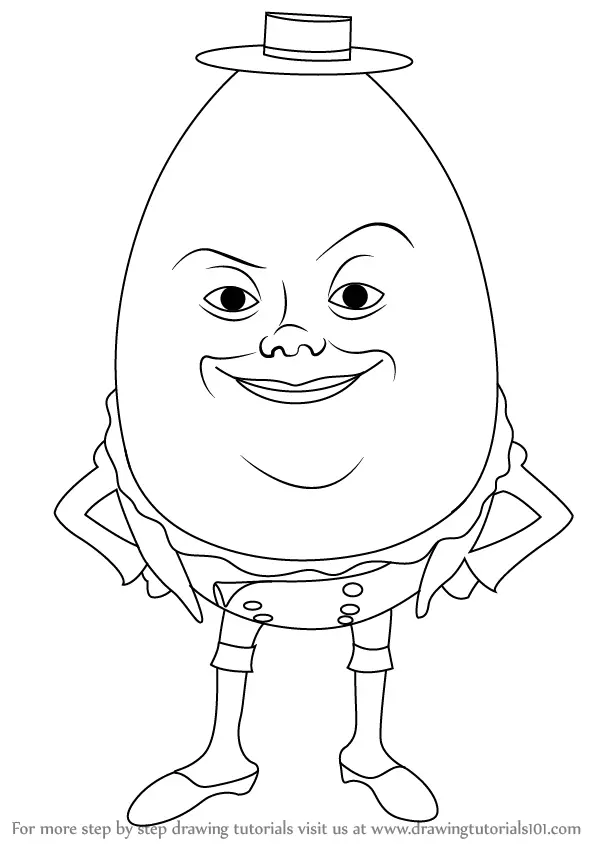 drawing humpty dumpty sat on a wall  Clip Art Library