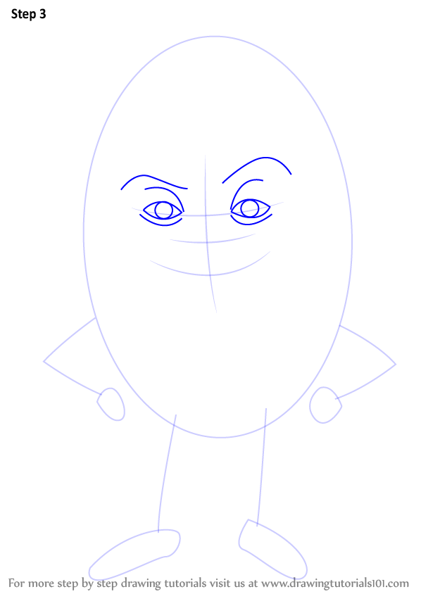 Learn How to Draw Humpty Alexander Dumpty from Puss in Boots (Puss in