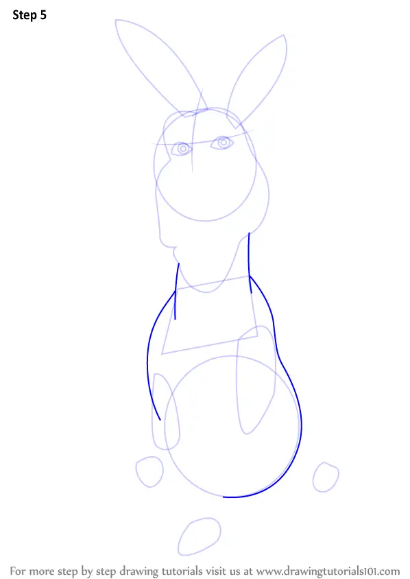 Learn How to Draw Donkey from Shrek (Shrek) Step by Step Drawing