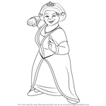 How to Draw Princess Fiona from Shrek