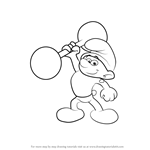 How to Draw Hefty Smurf from Smurfs - The Lost Village
