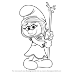 How to Draw Smurfwillow from Smurfs - The Lost Village
