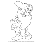 How to Draw Bashful Dwarf from Snow White and the Seven Dwarfs