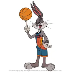 How to Draw Bugs Bunny from Space Jam from Space Jam