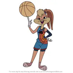 How to Draw Lola Bunny from Space Jam from Space Jam