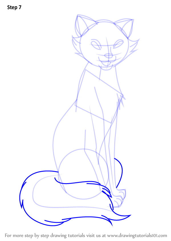 Learn How To Draw Duchess From The Aristocats The Aristocats Step By Step Drawing Tutorials