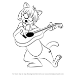 How to Draw Hit Cat from The Aristocats