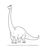 How to Draw Momma Ida from The Good Dinosaur