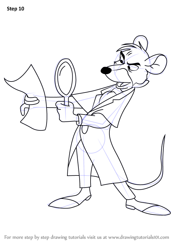 Learn How To Draw Basil Of Baker Street From The Great Mouse Detective The Great Mouse Detective Step By Step Drawing Tutorials ✓ free for commercial use ✓ high quality images. learn how to draw basil of baker street