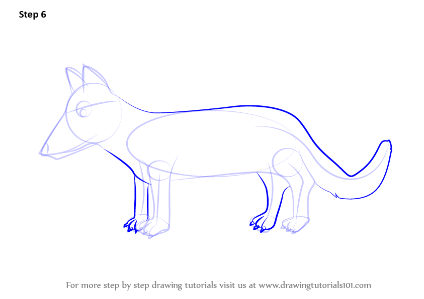 How to Draw Fox from The Gruffalo (The Gruffalo) Step by Step ...