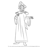 How to Draw Claude Frollo from The Hunchback of Notre Dame
