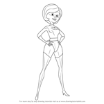 How to Draw Elastigirl from The Incredibles