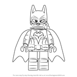How to Draw Batgirl from The Lego Batman Movie