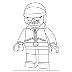 How to Draw Bad Cop from The LEGO Movie