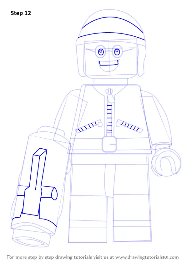 the lego movie bad cop drawing