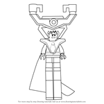 How to Draw Lord Business from The Lego Movie