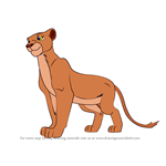How to Draw Nala from The Lion King