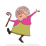 How to Draw Grammy Norma from The Lorax