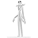 How to Draw Jack Skellington from The Nightmare Before Christmas