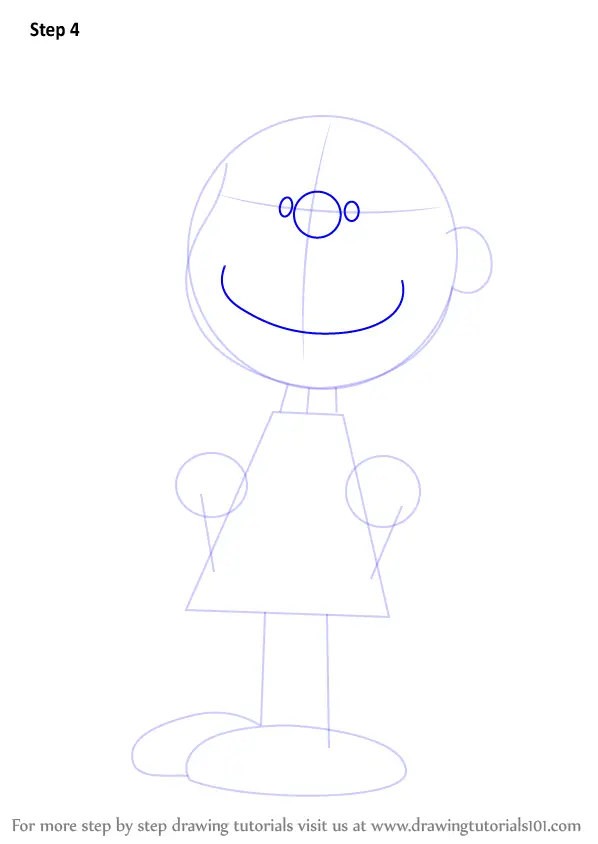 How to Draw Lucy from The Peanuts Movie (The Peanuts Movie) Step by