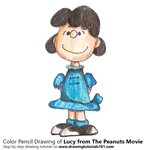 How to Draw Lucy from The Peanuts Movie