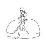 How to Draw Charlotte La Bouff from The Princess and the Frog