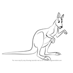 How to Draw Faloo from The Rescuers Down Under