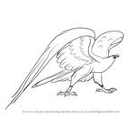 How to Draw Marahute Giant Eagle from The Rescuers Down Under