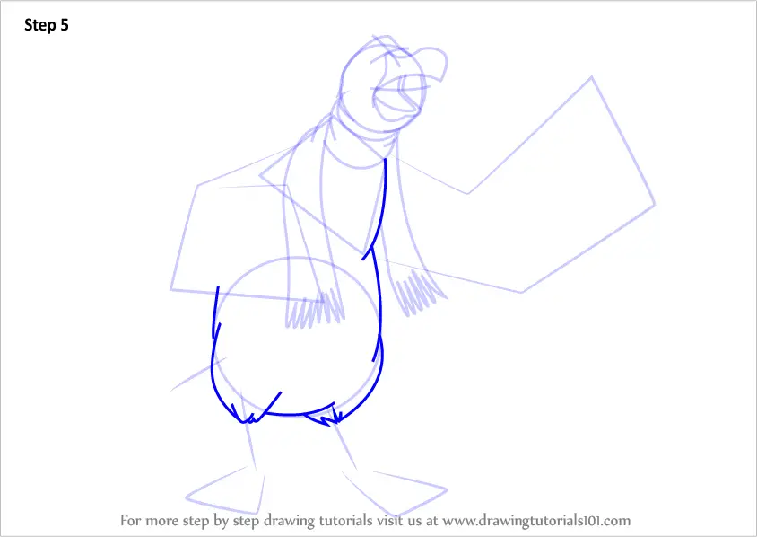 Learn How to Draw Wilbur from The Rescuers Down Under (The Rescuers