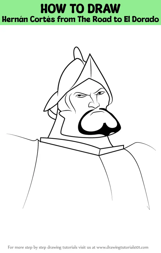 hernan cortes coloring page transparent png the road to el dorado