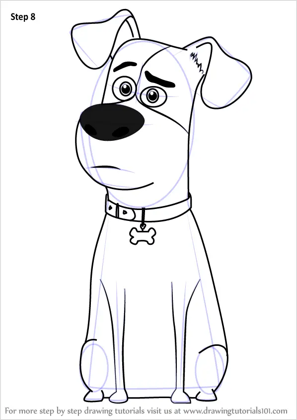 How to Draw Max from The Secret Life of Pets (The Secret Life of Pets