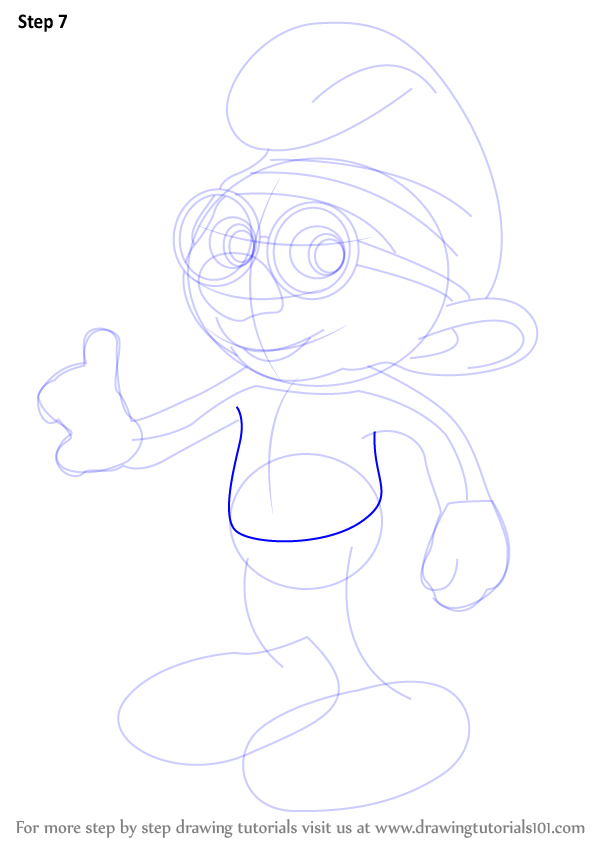 cat how to anime draw Draw Smurfs to Brainy (The How The Smurf Smurfs from Learn