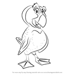 How to Draw Puffin from The Swan Princess