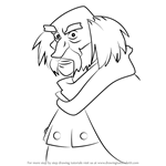 How to Draw Rothbart from The Swan Princess