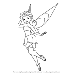 How to Draw Rosetta Garden Fairy from Tinker Bell