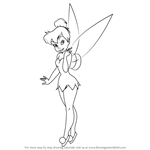 How to Draw Tinker Bell Fairy from Tinker Bell