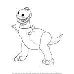 How to Draw Rex from Toy Story
