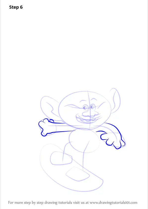 Learn How to Draw Aspen from Trolls (Trolls) Step by Step : Drawing