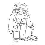 How to Draw Carl Fredricksen from Up