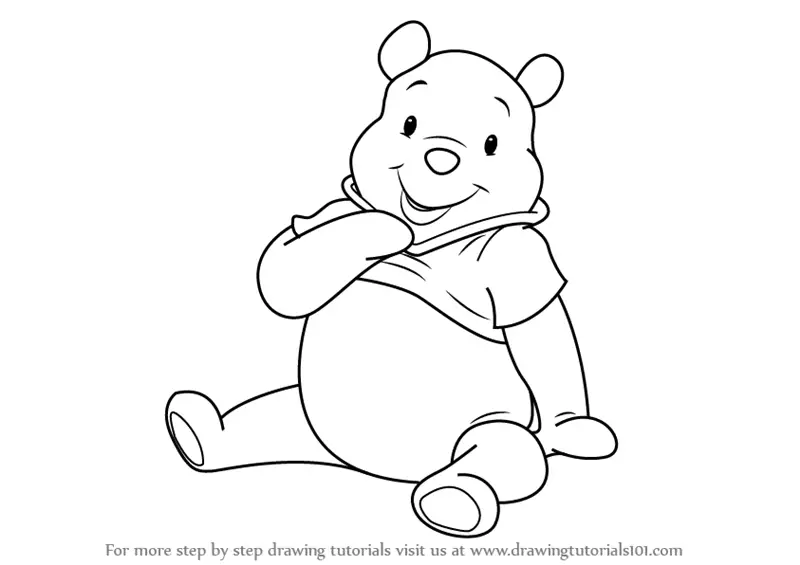 Winnie The Pooh Drawing Pic - Drawing Skill