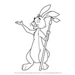 How to Draw Rabbit from Winnie the Pooh